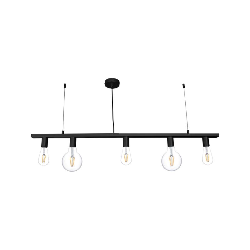 LED STUDIO - LÁMPARA COLGANTE LED STUDIO MILAN (SIN AMPOLLETA E27) NEGRA
