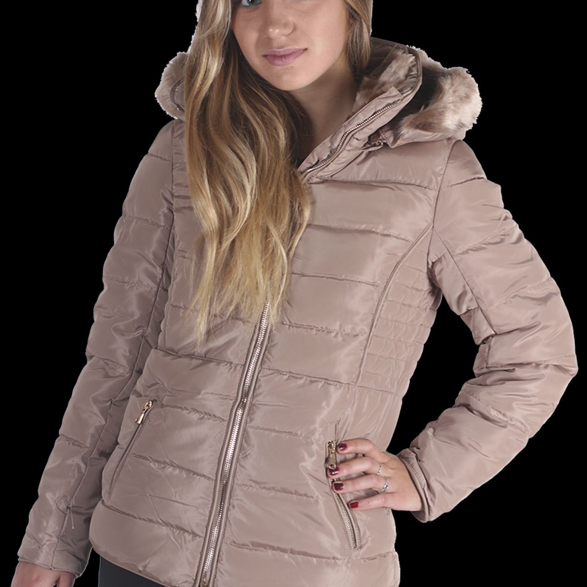 TODOPIEL - Parka Mujer Beige Todopiel
