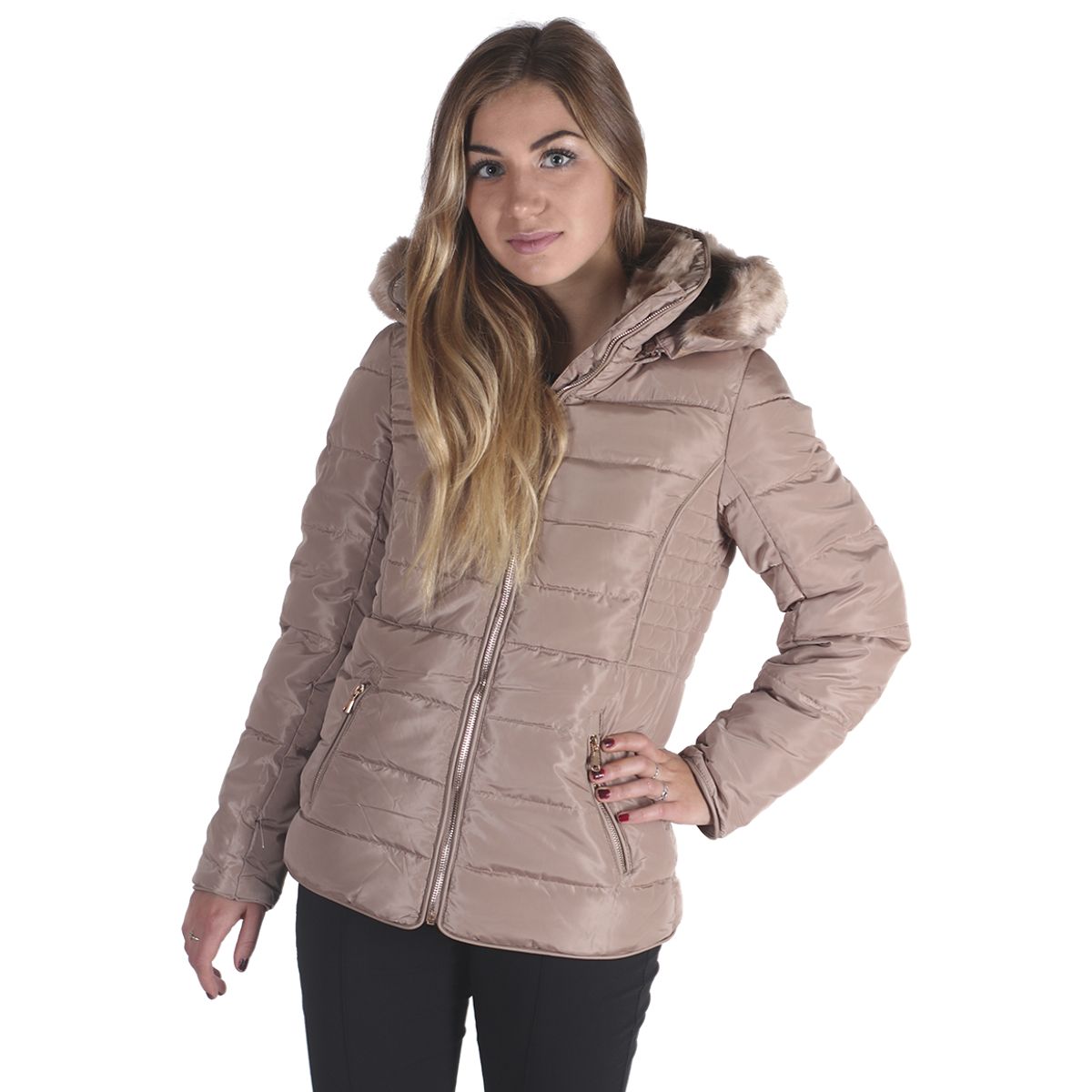 TODOPIEL - Parka Mujer Beige Todopiel