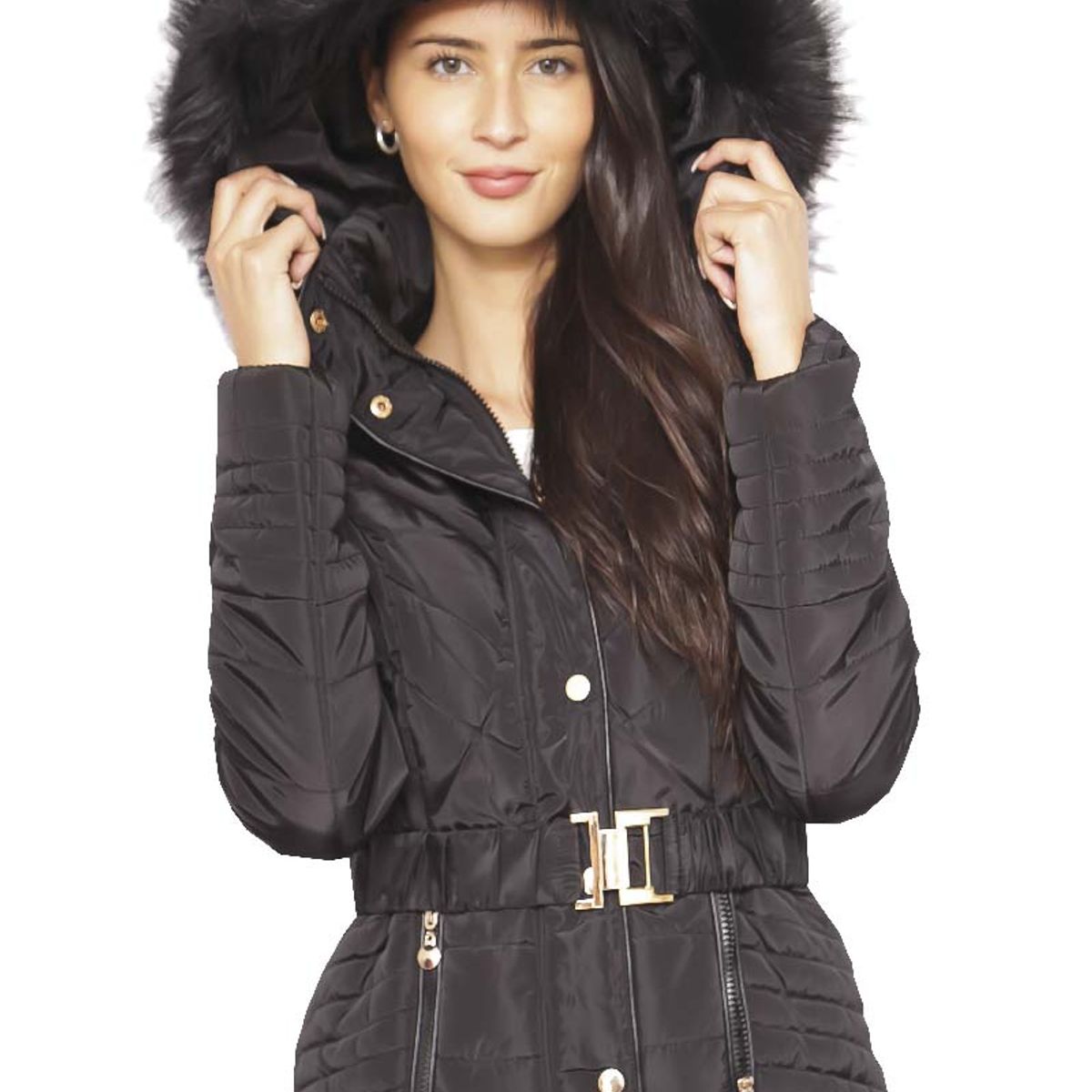 TODOPIEL - Parka Mujer Negro Todopiel