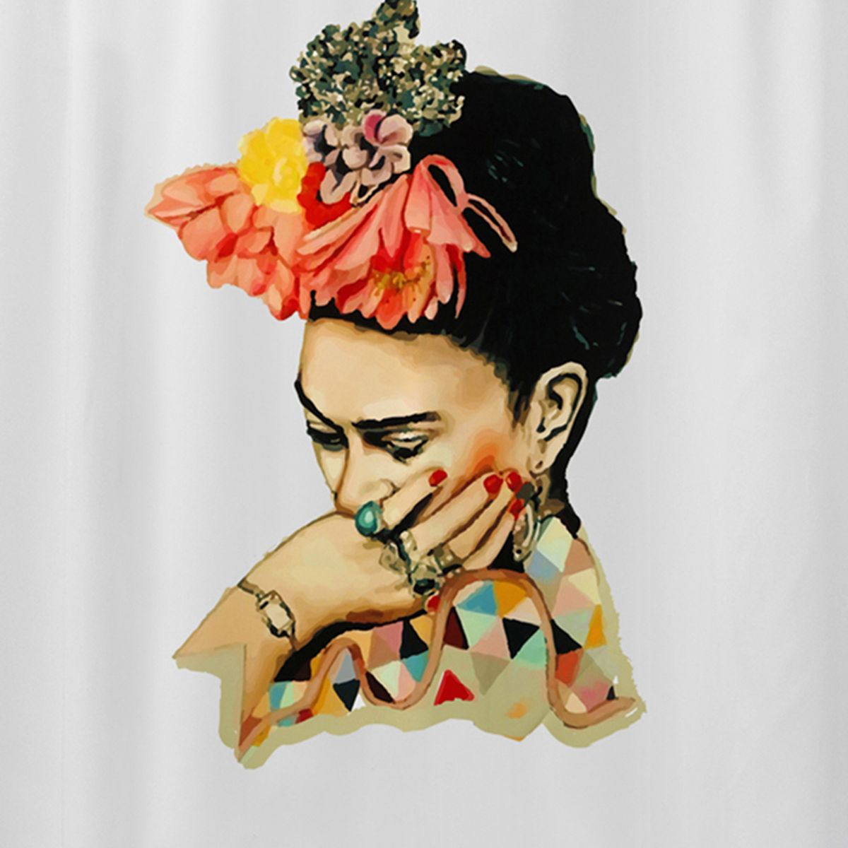 MALLORCA - Cortina para Baño Estampada Frida Mallorca