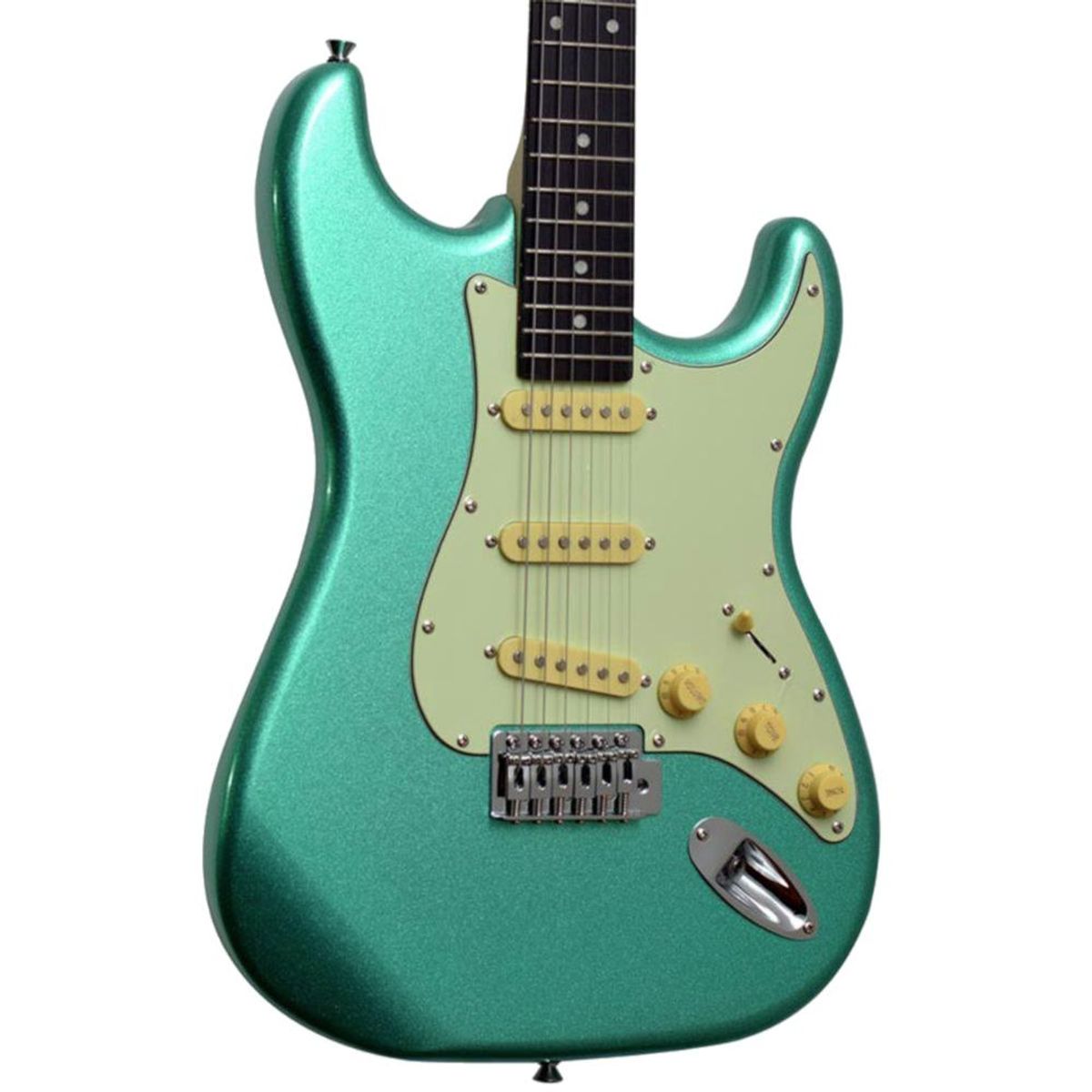 TAGIMA - Guitarra Electrica Tagima TG-500 Metallic Surf Green - Verde Arlequín