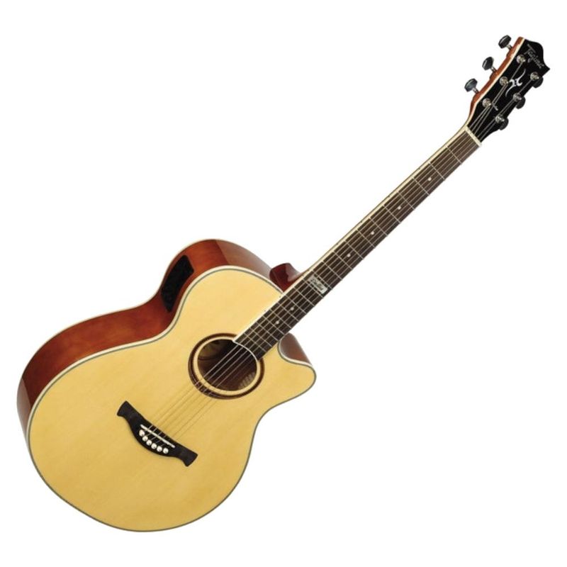 TAGIMA - Guitarra Electroacustica tipo folk Tagima Dallas NTS - Crema