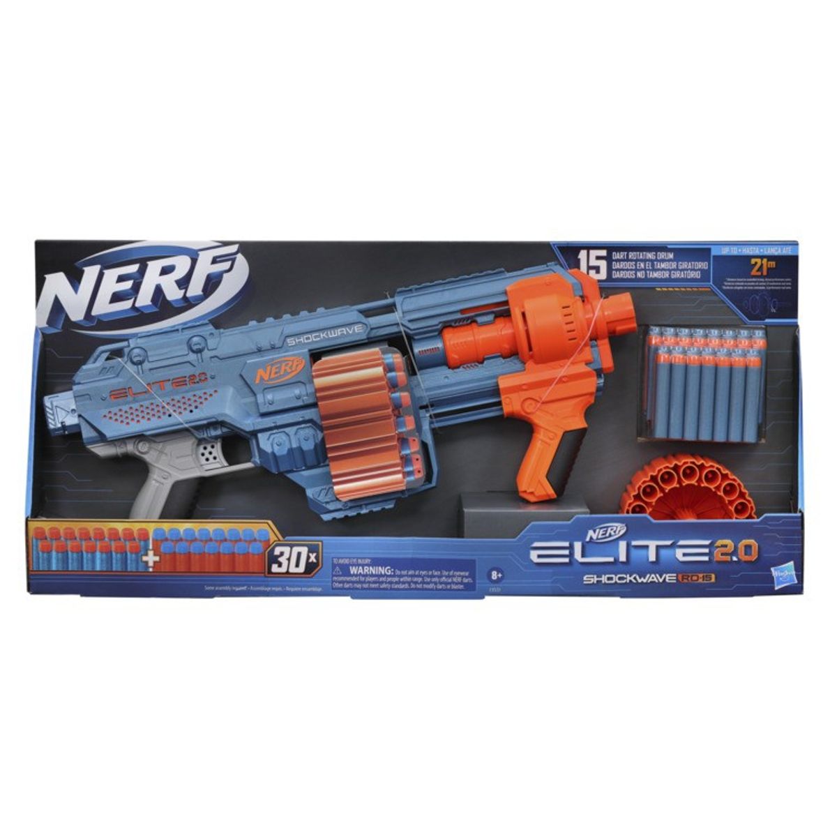 NERF - LANZADOR NERF ELITE 2.0 SHOCKWAVE RD-15