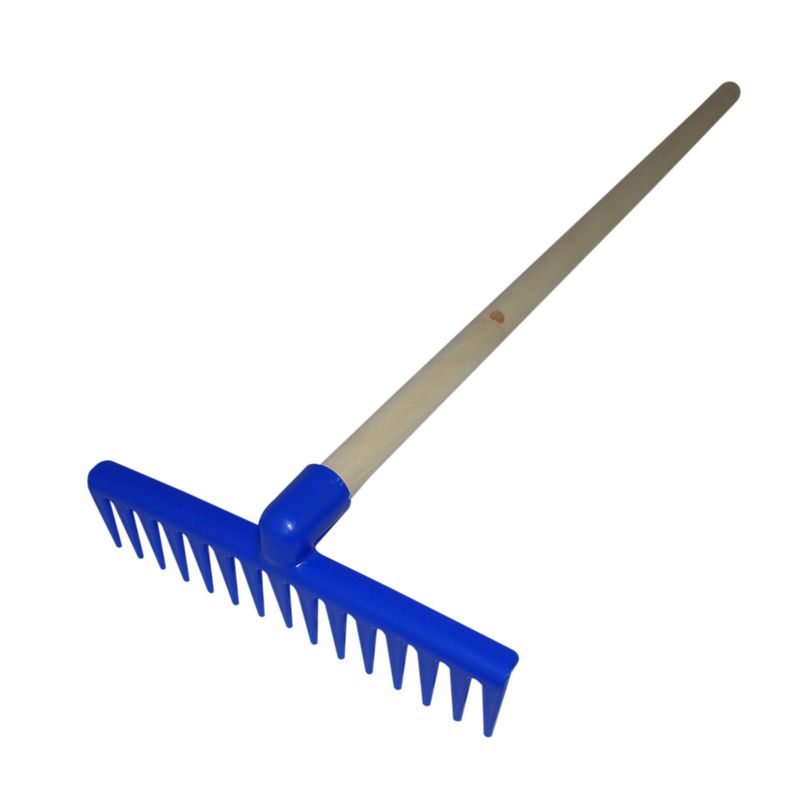 SEIGARD - Rastrillo Mango de Madera 66 Cm 41074 Color Azul