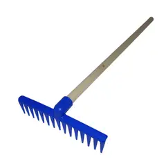 SEIGARD - Rastrillo Mango de Madera 66 Cm 41074 Color Azul
