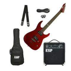 LTD - Set de Guitarra Electrica M-10 RD - Rojo