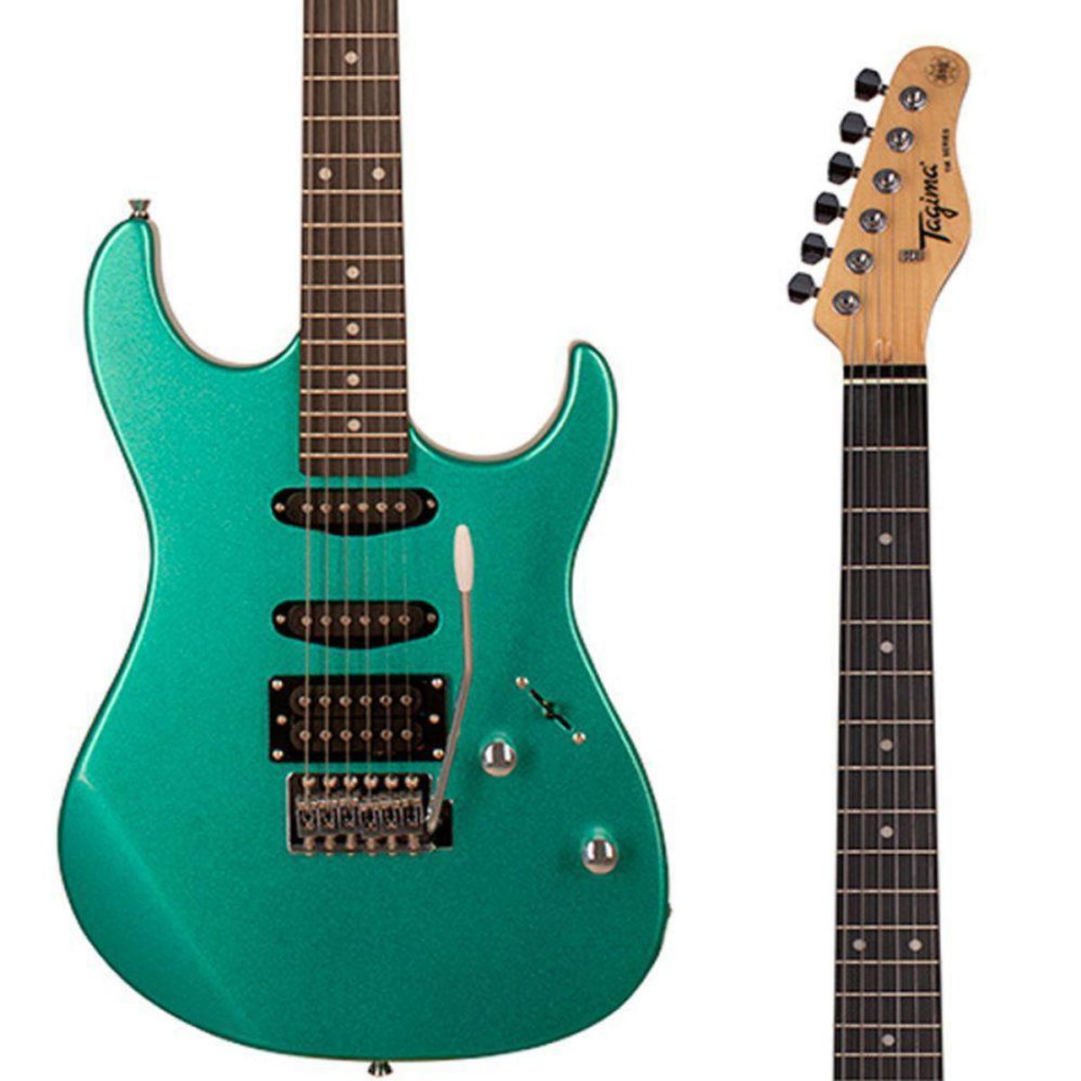 TAGIMA - Guitarra Electrica Tagima TG-510 Metallic Surf Green - Verde