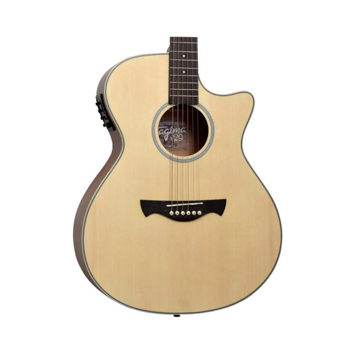 TAGIMA - Guitarra Electroacustica tipo folk Tagima TW-29 NTS - Crema