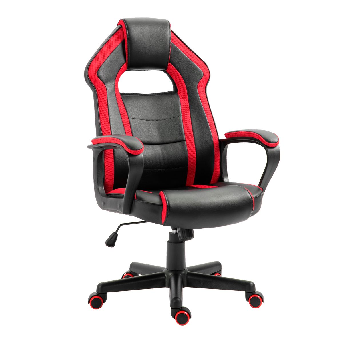 NOVAHUS - Silla Gamer Revolution Game Altura Ajustable Rojo