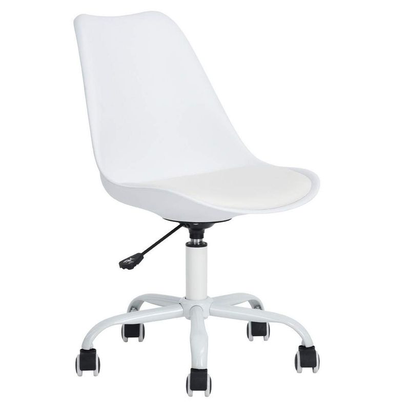 NOVAHUS - Silla De Escritorio Pp Giratoria Blanco