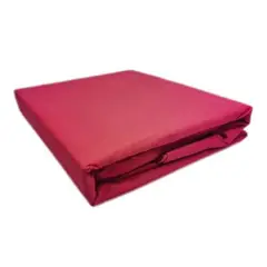 GENERICO - Juego de Sábanas 2 Plazas 200 Hilos 4 Piezas - Roja