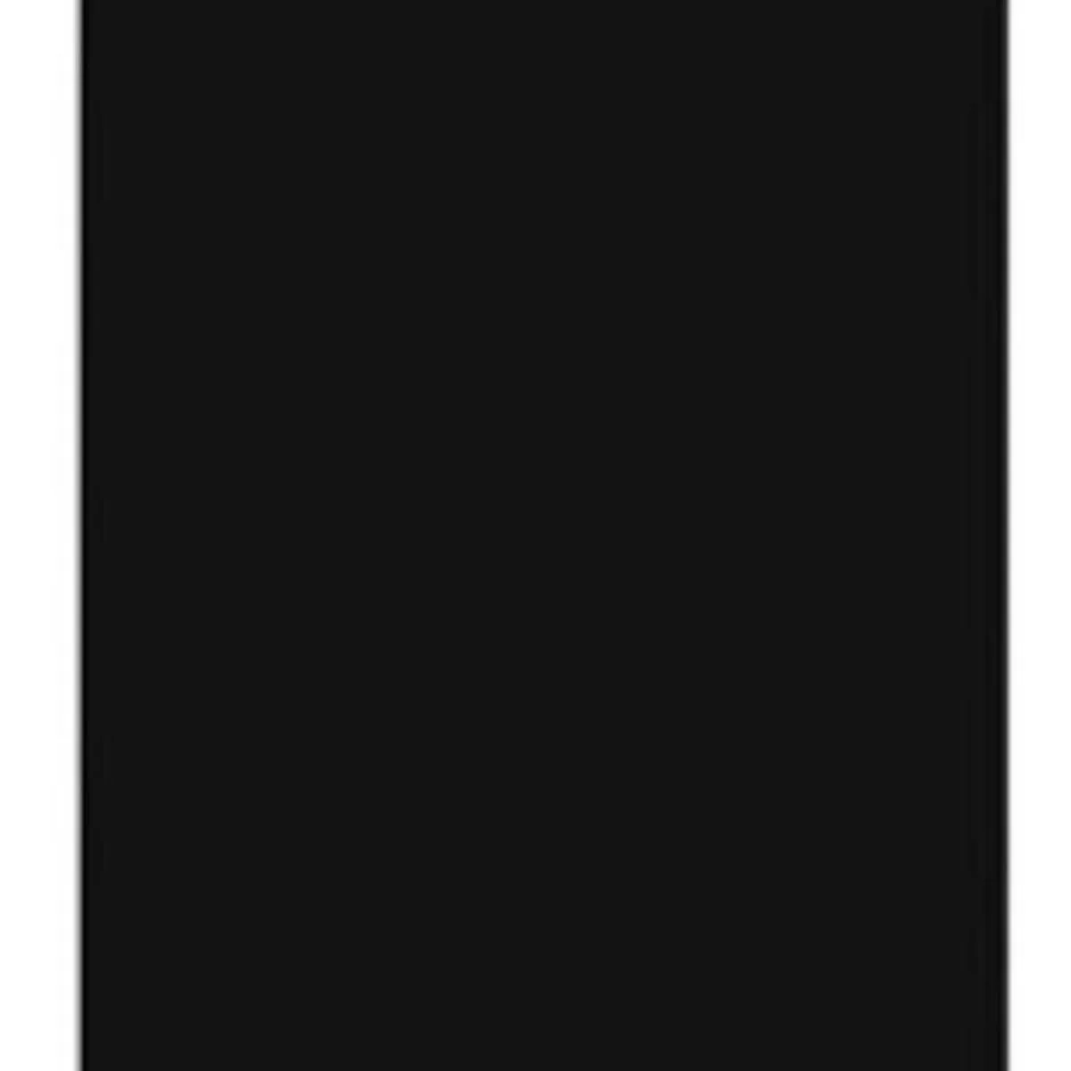 GENERICO - Cartulina Opalina Lisa Colores 50 Hojas 220grs A4 - Negro