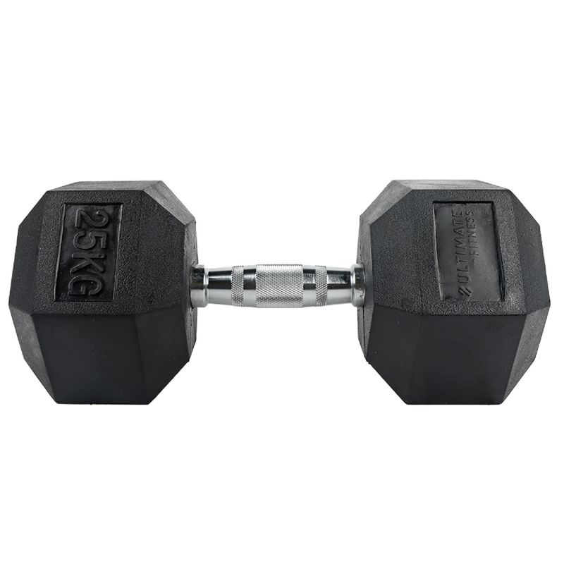 ULTIMATE FITNESS - MANCUERNA HEXAGONAL 25 KG