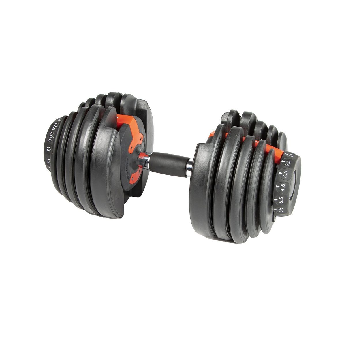 ULTIMATE FITNESS - MANCUERNA AJUSTABLE – INTERCAMBIABLE 24 KG