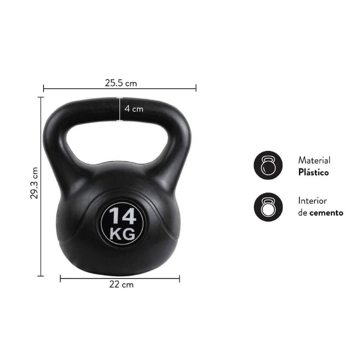 ULTIMATE FITNESS - KETTLEBELL – PESA RUSA 14 KG