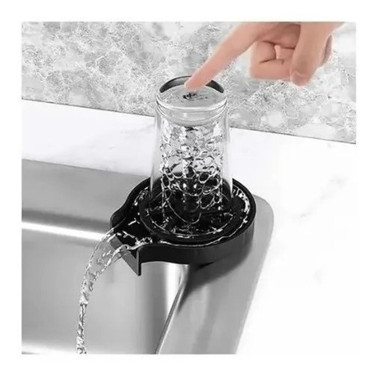 GENERICO - Lavador Limpiador Automático Para Vasos Tazas Cocina