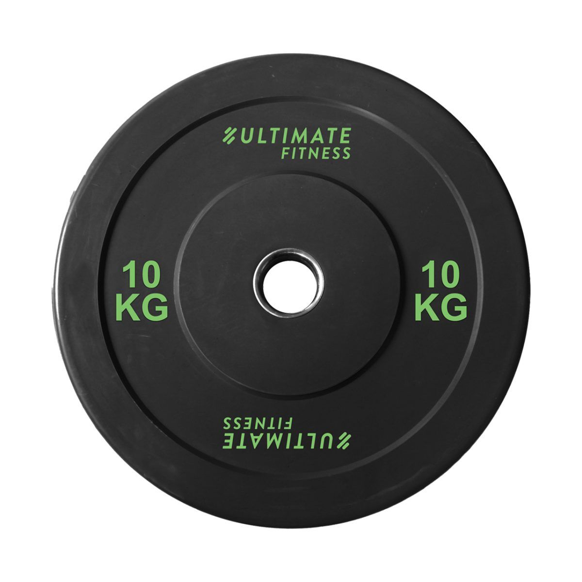ULTIMATE FITNESS - DISCO OLÍMPICO BUMPER 10 KG