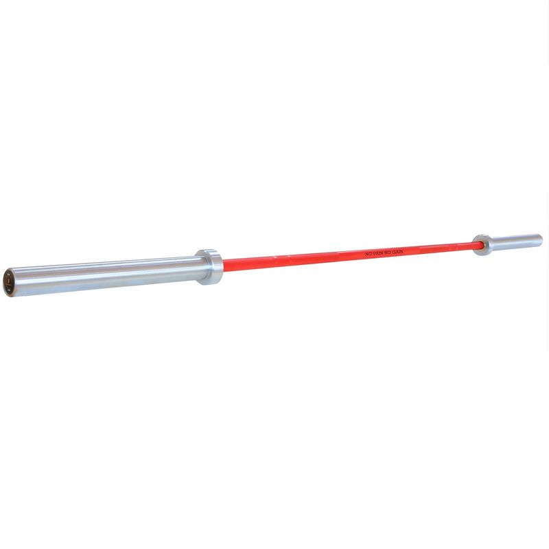 ULTIMATE FITNESS - BARRA OLÍMPICA ELITE CERAMIC LIMITED EDITION 28 MM – 220 CM – 680 KG – ROJO