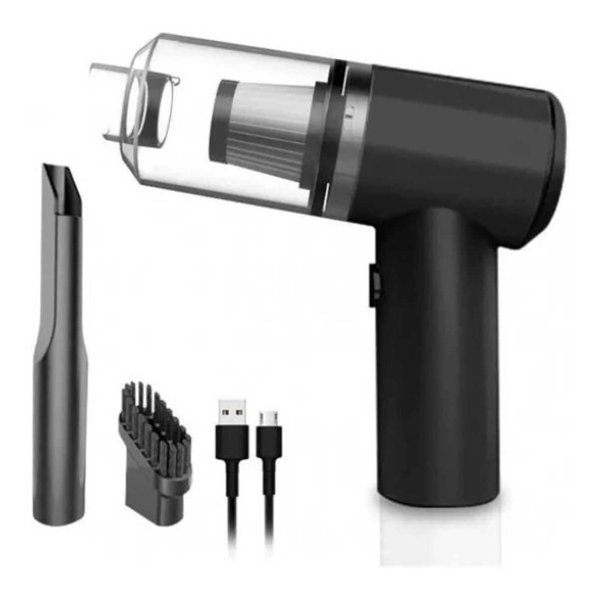 GENERICO - Aspiradora Portátil Inalámbrica Auto Hogar Con Linterna