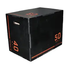 ULTIMATE FITNESS - Cajón Pliometrico Salto Pro - 40X50X60Cm - Jump B