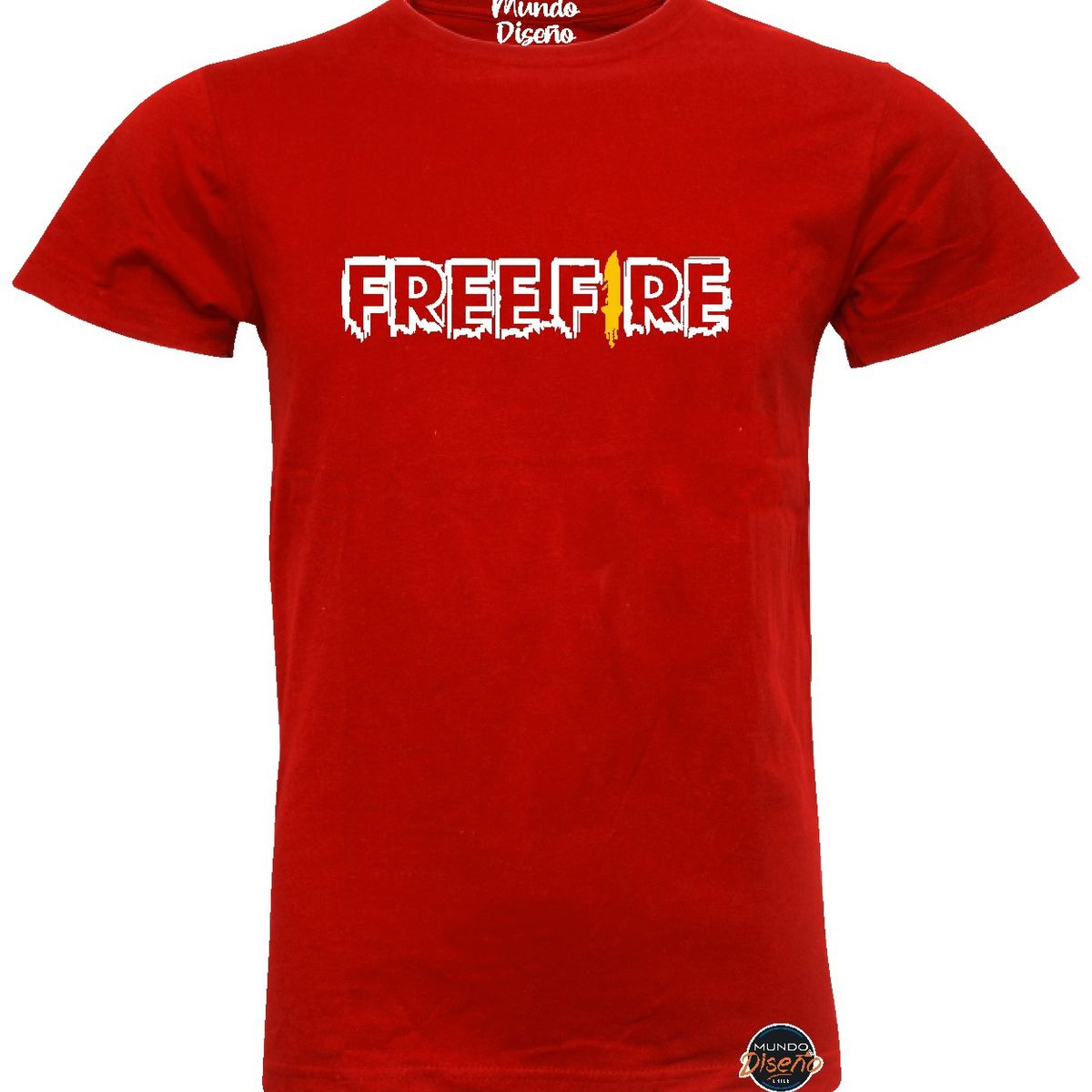 MDC - Polera De Hombre Manga Corta Free Fire Clasico