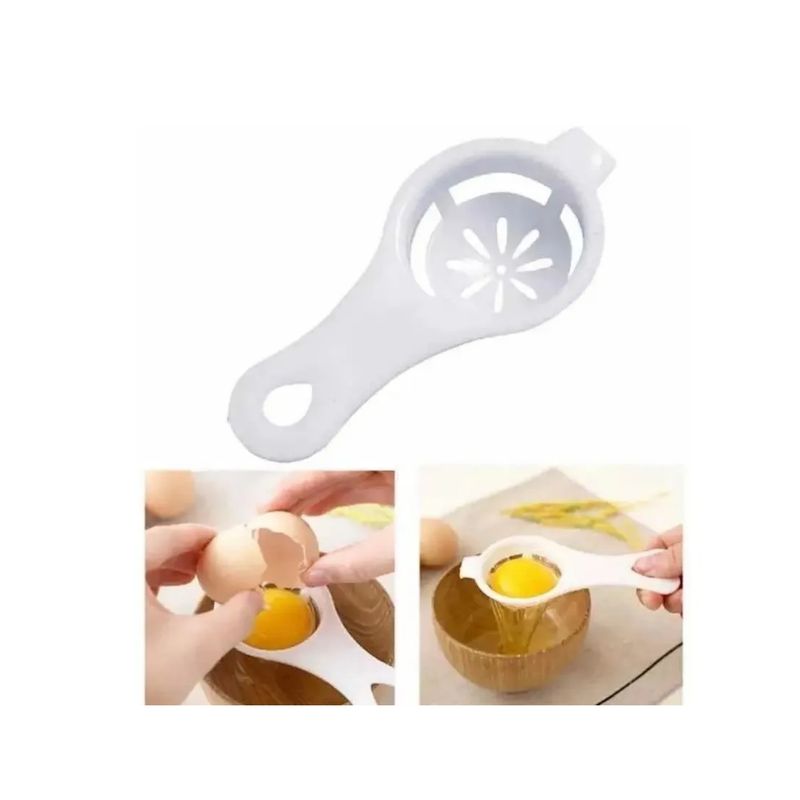GENERICO - Separador De Yema Y Clara De Huevo - Soporte Silicona Cocina