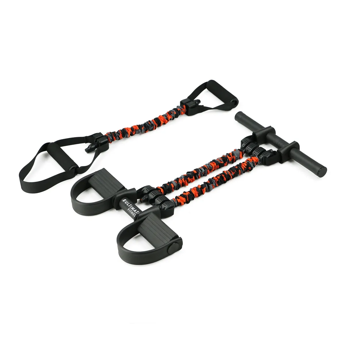 ULTIMATE FITNESS - SET BANDAS DE RESISTENCIA ELITE CON PEDESTAL