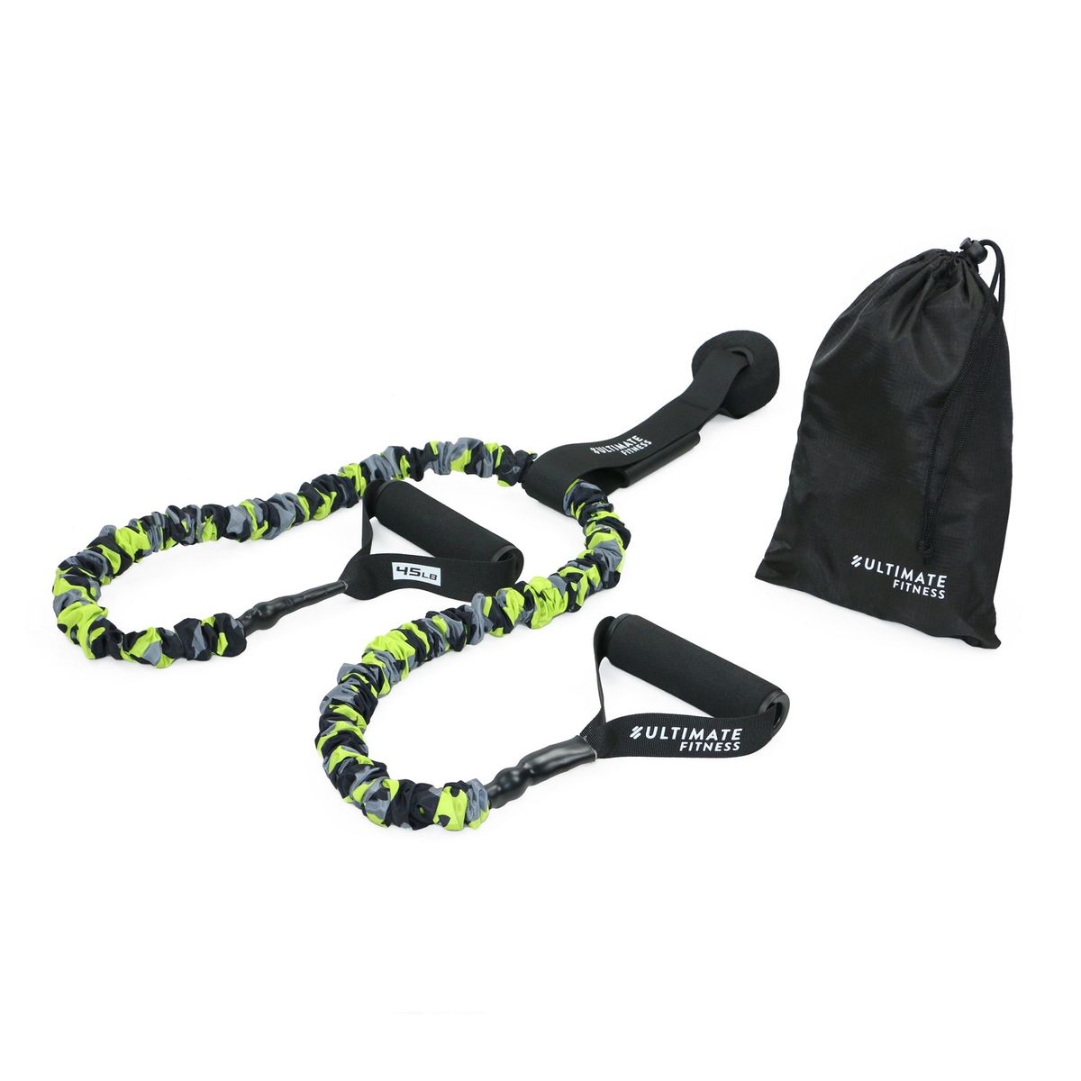 ULTIMATE FITNESS - BANDA DE RESISTENCIA ELÁSTICA ELITE CON AGARRE Y SOPORTE  R2