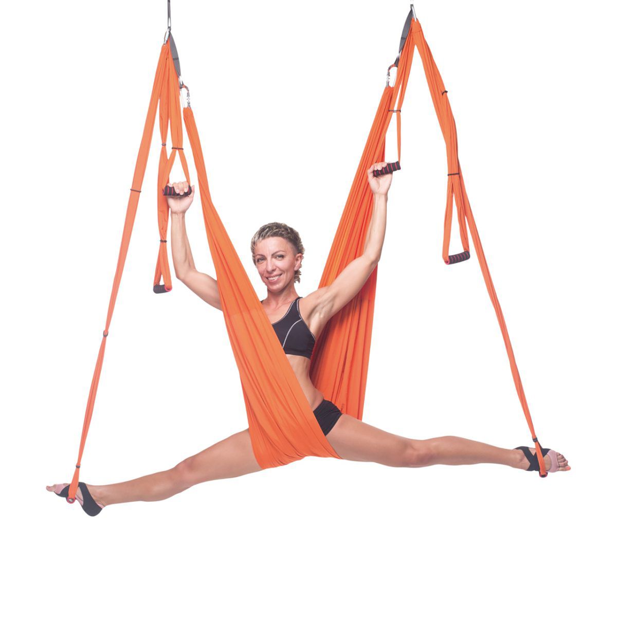 ULTIMATE FITNESS - Columpio  Trapecio Aero Yoga Naranjo