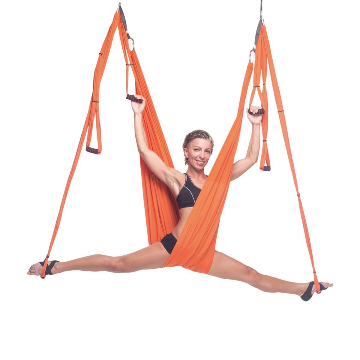 ULTIMATE FITNESS - Columpio  Trapecio Aero Yoga Naranjo