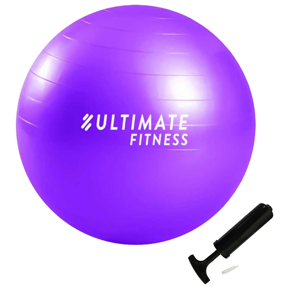 ULTIMATE FITNESS - BALÓN PILATES 75 CM CON INFLADOR