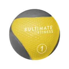 ULTIMATE FITNESS - BALÓN MEDICINAL CON REBOTE PRO 1 KG