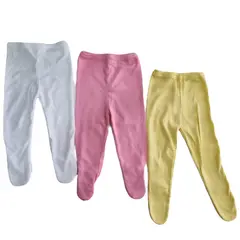 AGW - Pack 3 Pantys Bebé Niña 100% Algodón.