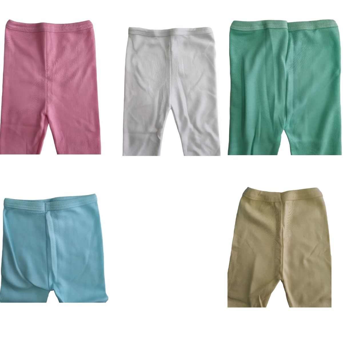 AGW - Pack 6 Pantys Bebé Niña 100% Algodón.