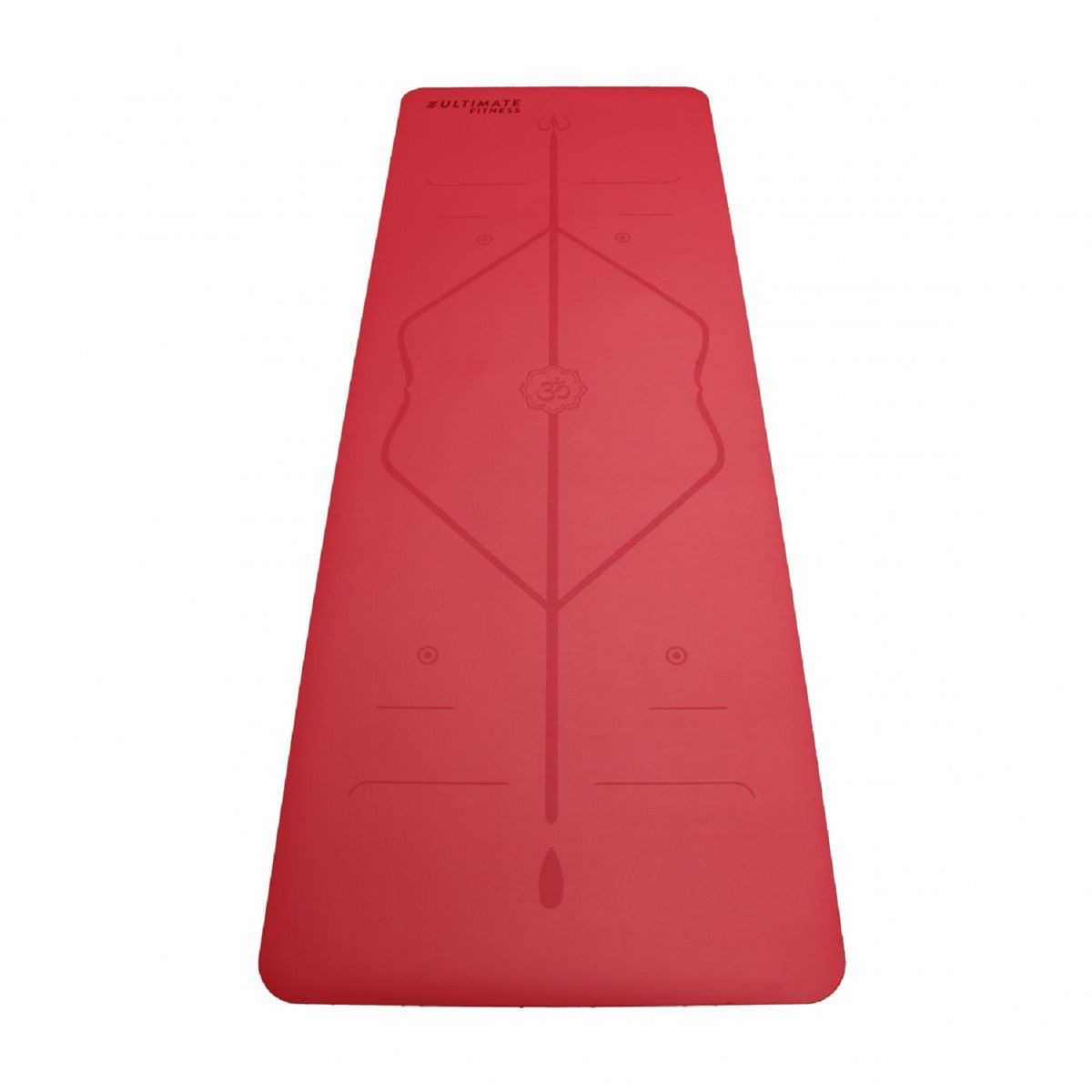 ULTIMATE FITNESS - MAT DE YOGA PREMIUM PU NATURAL RUBBER 5 MM ROJO
