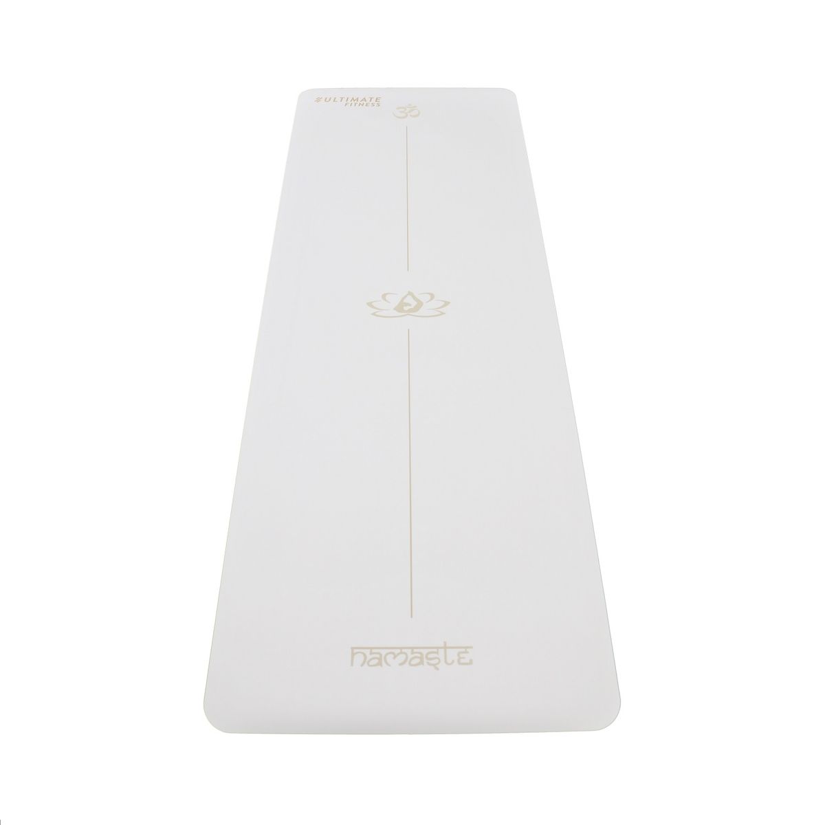 ULTIMATE FITNESS - MAT DE YOGA PREMIUM PU NATURAL RUBBER 5 MM BLANCO