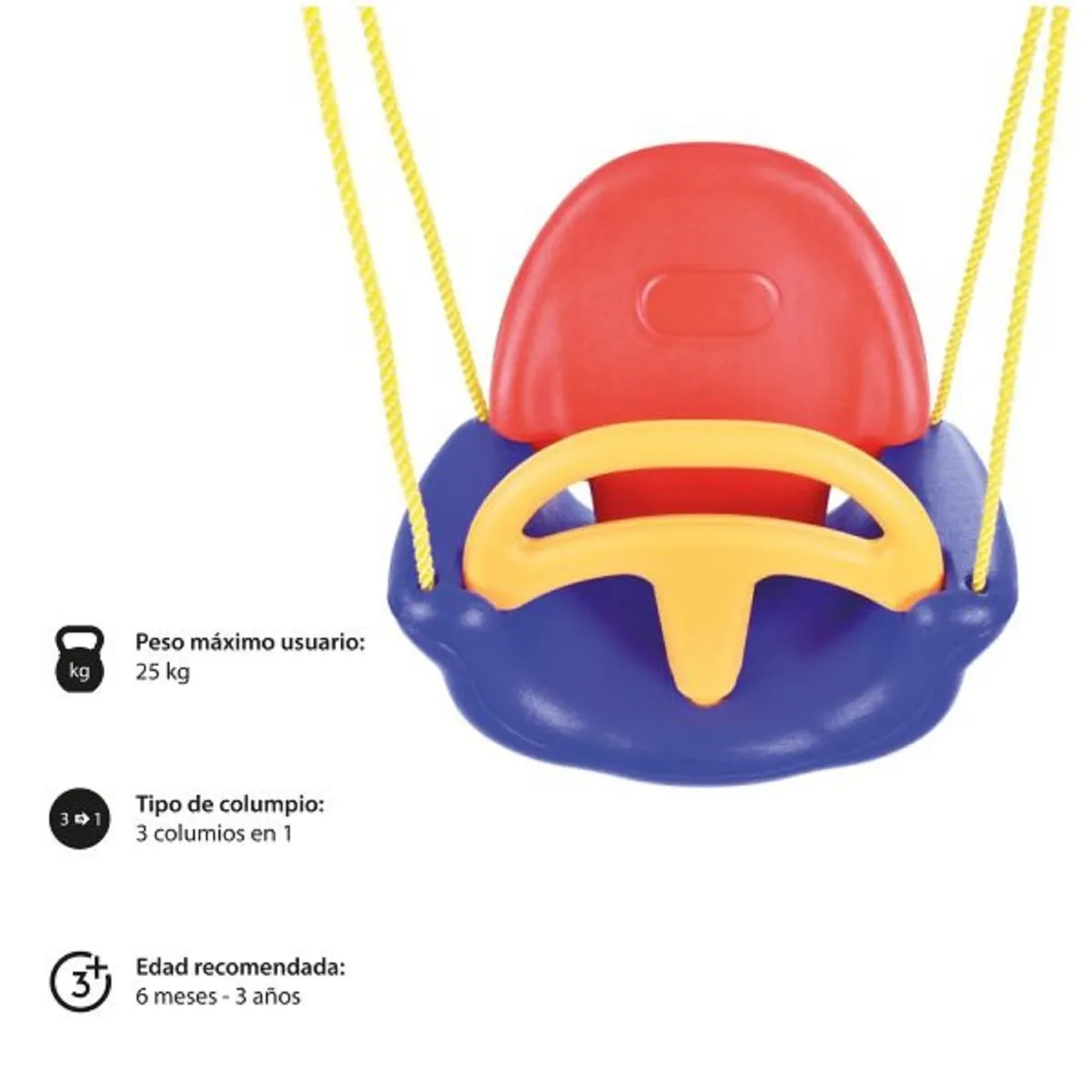 TOP SPIN - COLUMPIO SILLA 3 EN 1 PARA NIÑOS