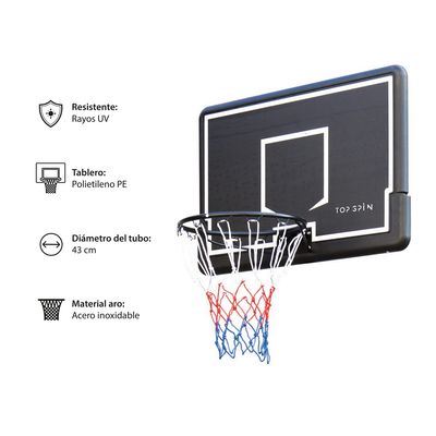 Imagen 2 del producto TABLERO ARO DE BÁSQUETBOL T300