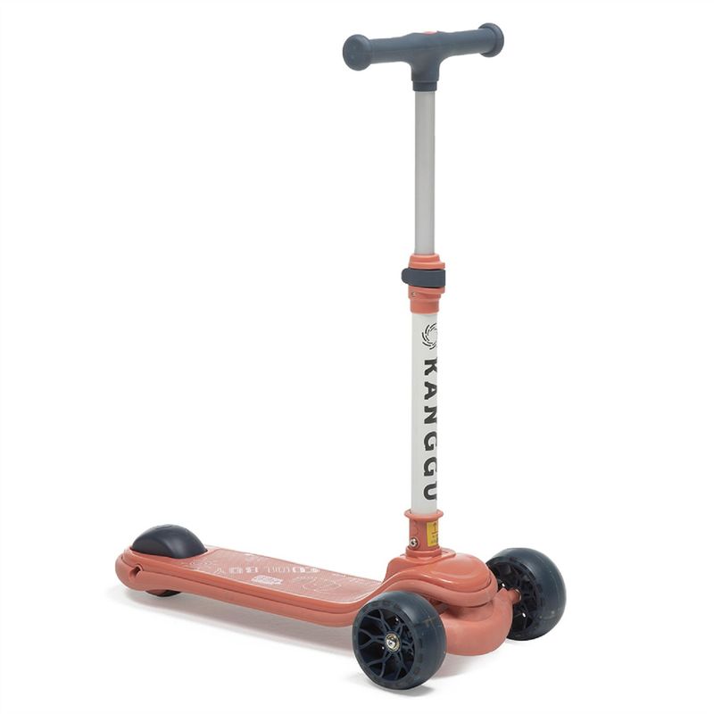 KANGGU - SCOOTER MONOPATÍN PLEGABLE LUZ LED NIÑO S2 ROSADO