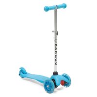 SCOOTER MONOPATÍN PLEGABLE LUZ LED NIÑO S1 AZUL