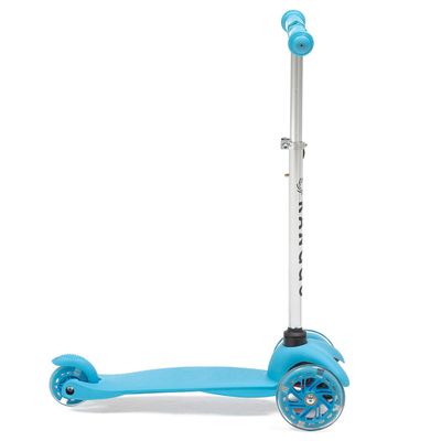 Imagen 2 del producto SCOOTER MONOPATÍN PLEGABLE LUZ LED NIÑO S1 AZUL