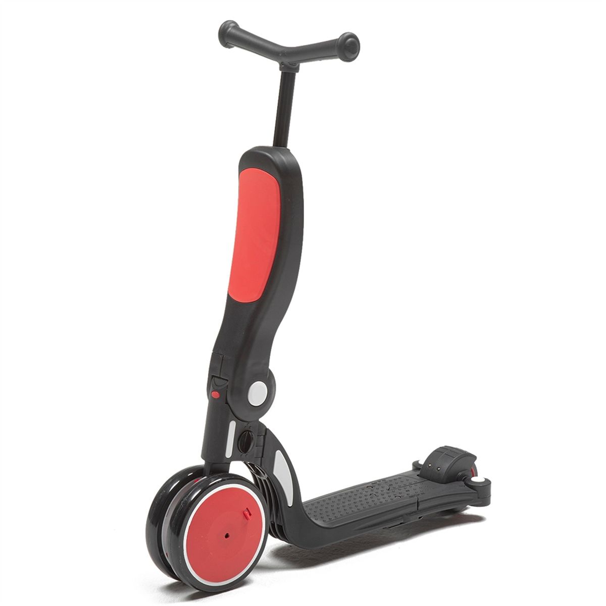 KANGGU - SCOOTER MONOPATÍN PLEGABLE NIÑO 5 EN 1 – ROJO