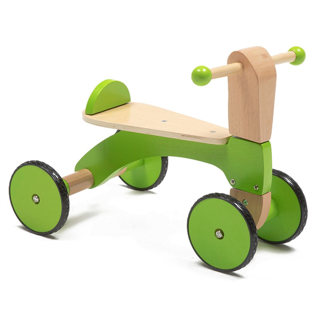 KANGGU - TRICICLO 4 RUEDAS DE MADERA