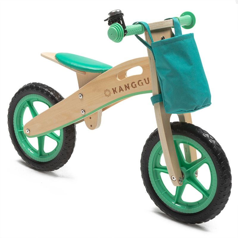 GENERICO - BICICLETA DE EQUILIBRIO  APRENDIZAJE DE MADERA - VERDE