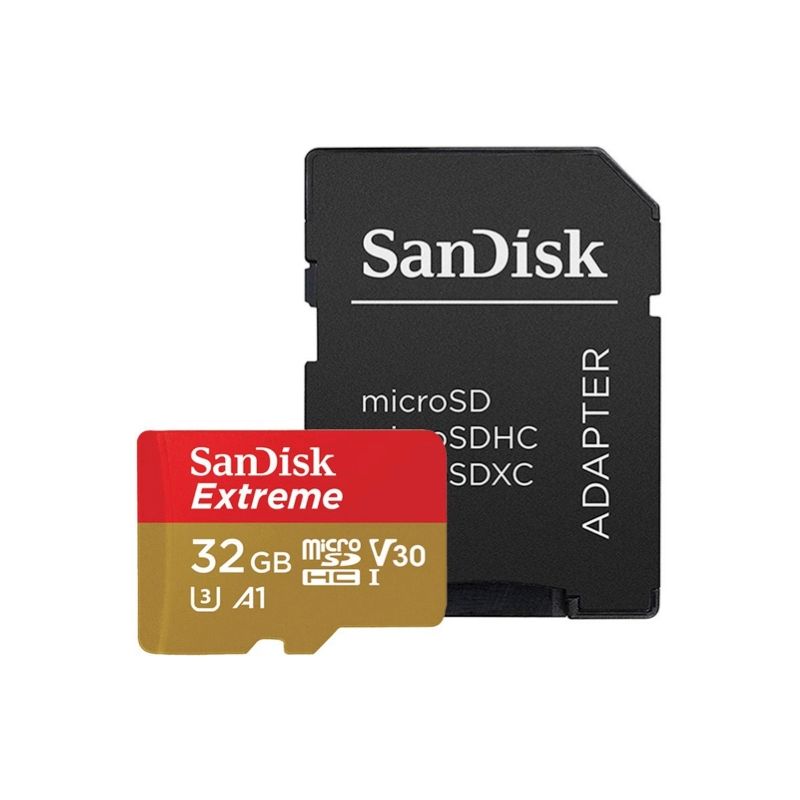 SANDISK - Tarjeta microsd sandisk extreme 32gb  Adaptador