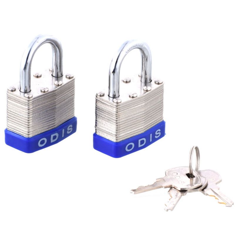 ODIS - Pack 2 Candados Odis Laminado 40mm - Llaves Iguales
