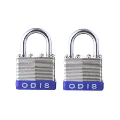 ODIS - Pack 2 Candados Laminado 40mm - Llaves Iguales