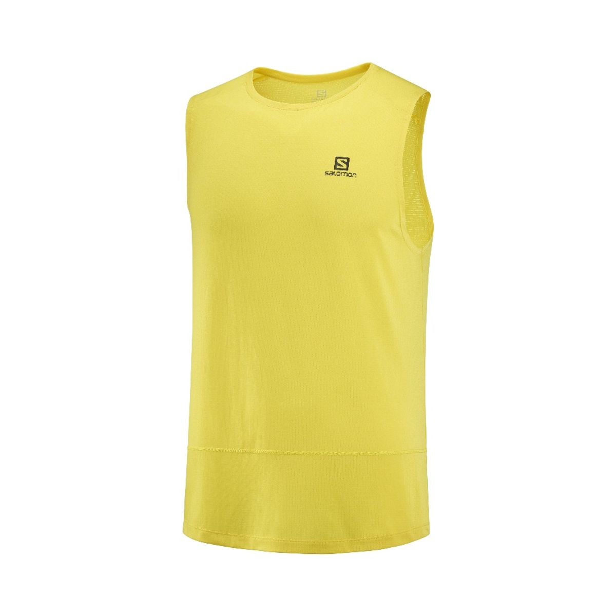 SALOMON - Polera Hombre Cross Run Empire Amarillo Salomon