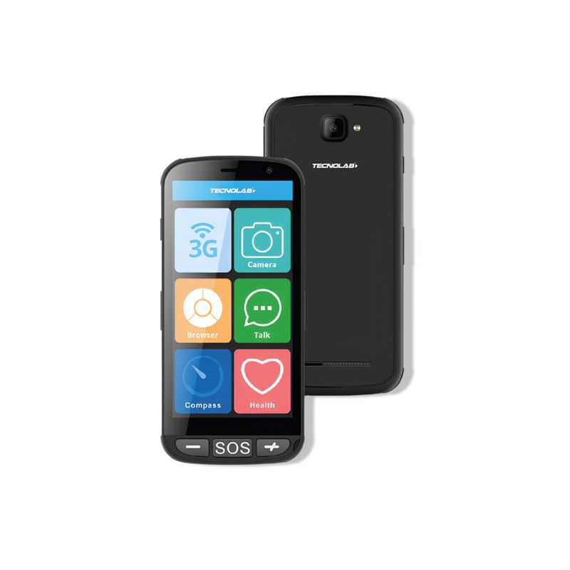TECNOLAB - Telefono del Adulto Mayor Senior Smartphone S.O.S Wsap Fbook